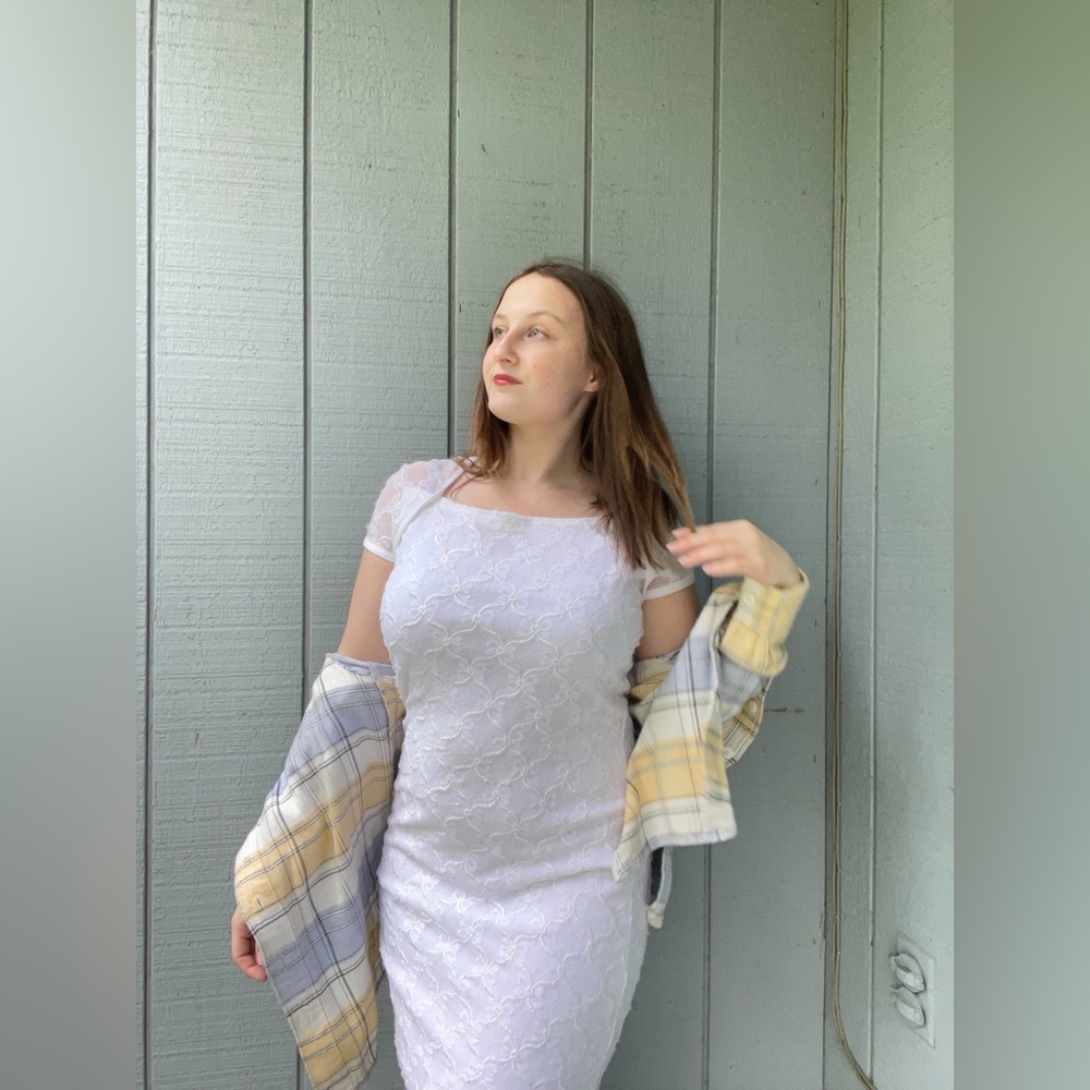 White Coquette Mini Dress
